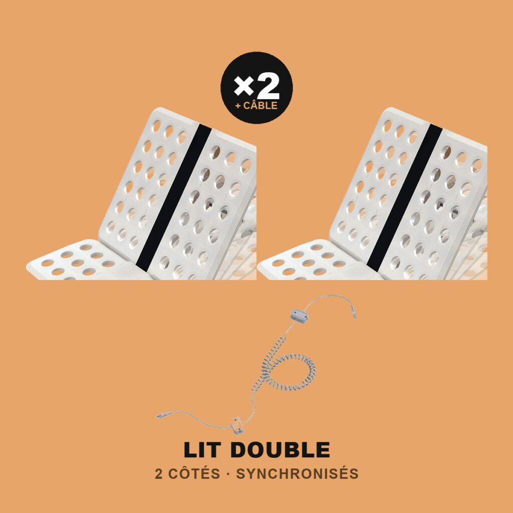 CosyLift Bundle Sync – lit double, 2 côtés synchronisés