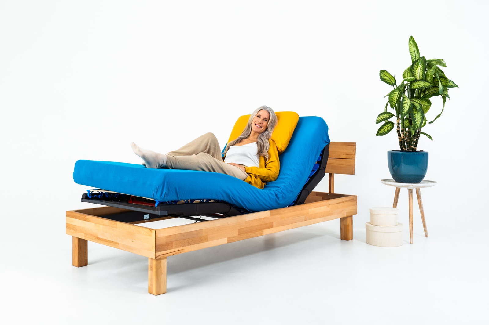 Cosy4More – Sommier à lattes électrique premium 4 zones (100 × 200 cm) – Image 2